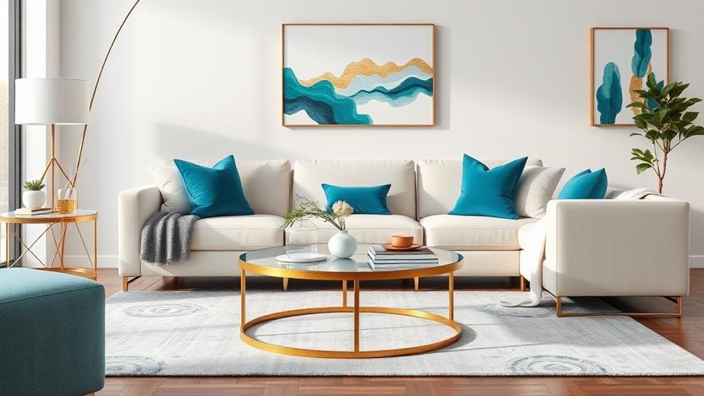 coordinating colors in interiors
