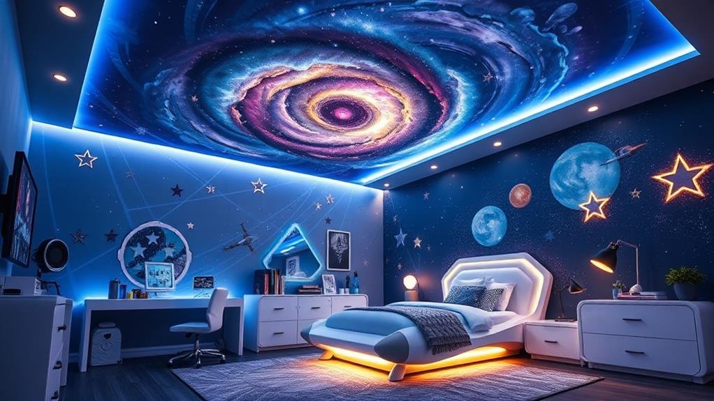 galactic inspired sleep space