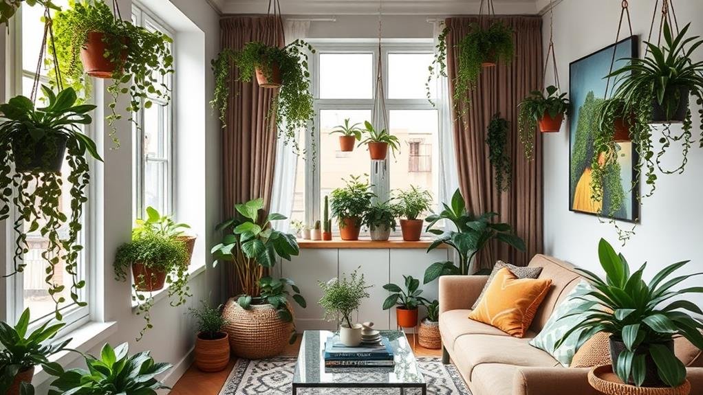 lush vertical garden oasis