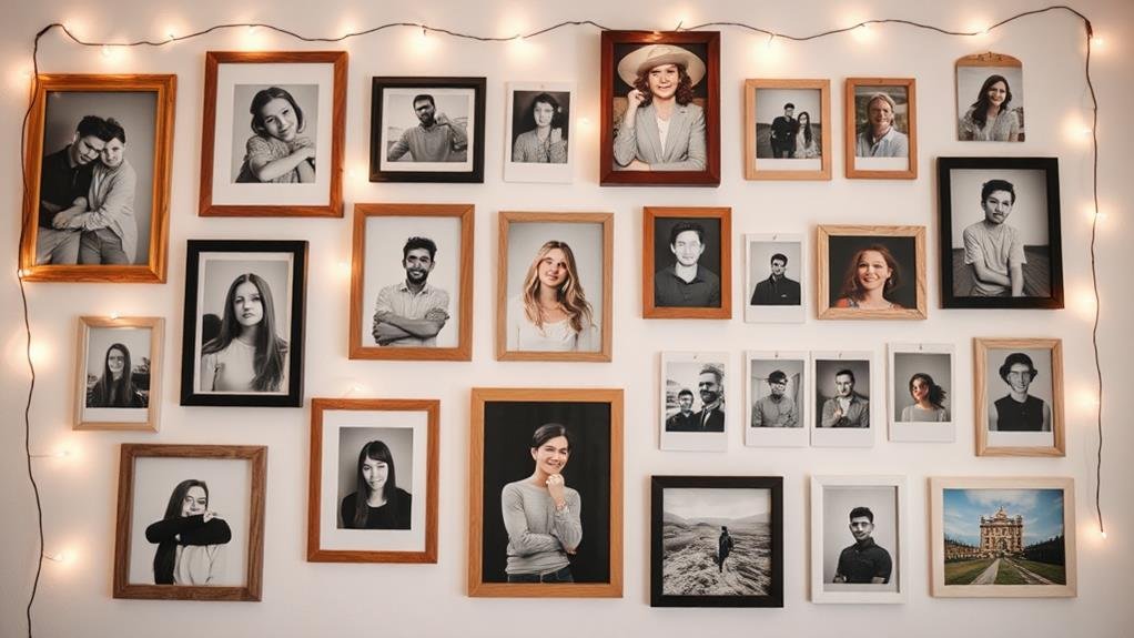 personalized gallery photo wall