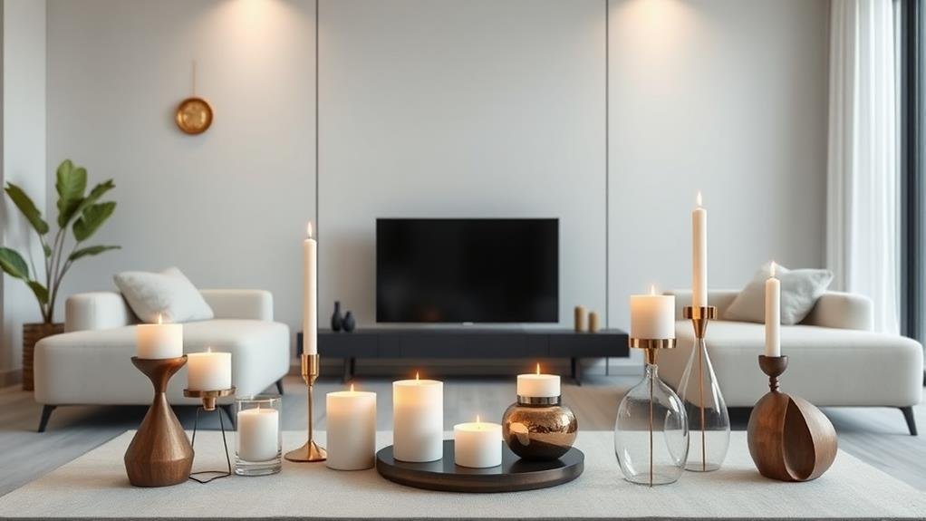 stylish candle decor collection