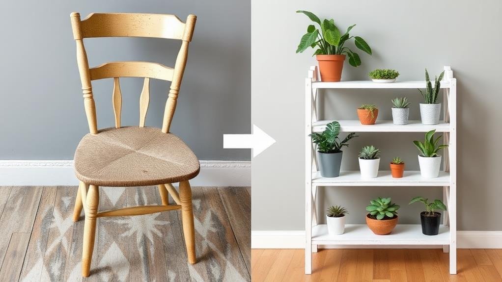 transforming old furniture creatively