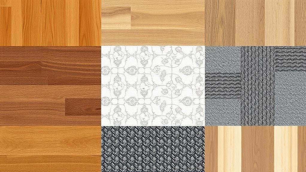 various flooring choices available